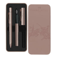 Подаръчен комплект химикалки Faber-Castell - мед — изображение 1