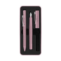 Подаръчен комплект писалки Faber-Castell в розов цвят — изображение 1