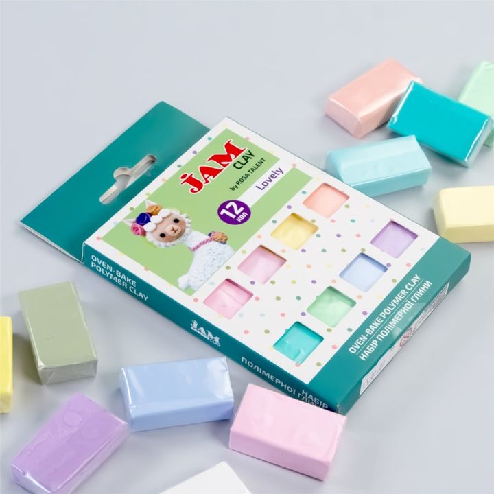 Полимерна глина Rosa Talent - комплект Lovely 12 x 20 g — изображение 2