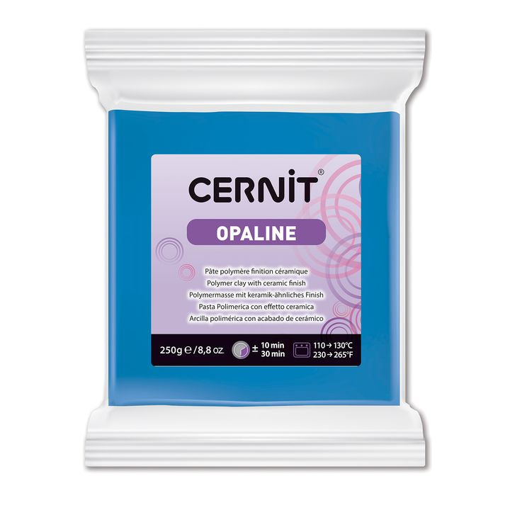 Полимер CERNIT OPALINE 250 g – Синьо