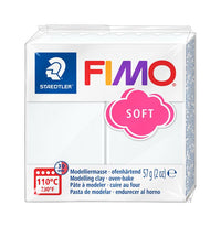 FIMO Мека полимерна глина 57g – Бяло