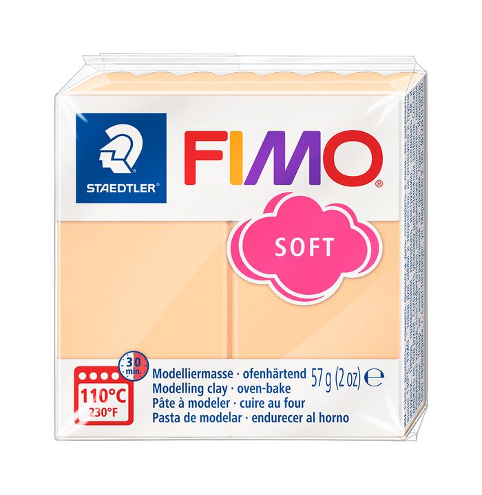 FIMO Мека полимерна глина 57g – Праскова
