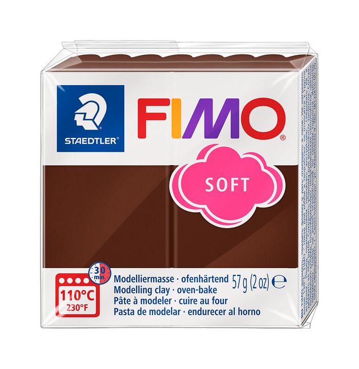 FIMO Мека полимерна глина 57g – Шоколад