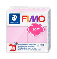 FIMO Мека полимерна глина 57g – Розов пастел