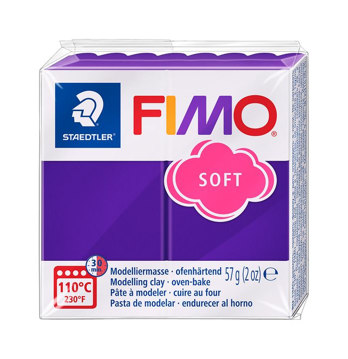 FIMO Мека полимерна глина 57g – Сливкова