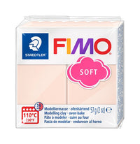 FIMO Мека полимерна глина 57g – Светла плът