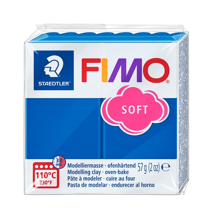 FIMO Мека полимерна глина 57g – Тихоокеанско синьо