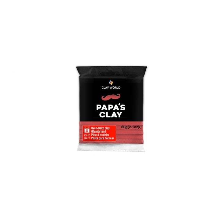Полимерна глина на Papa's Clay 60 г – Кафяво