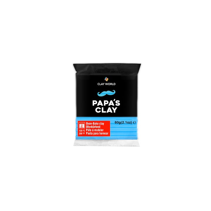 Полимерна глина на Papa's Clay 60 г – небесно синьо