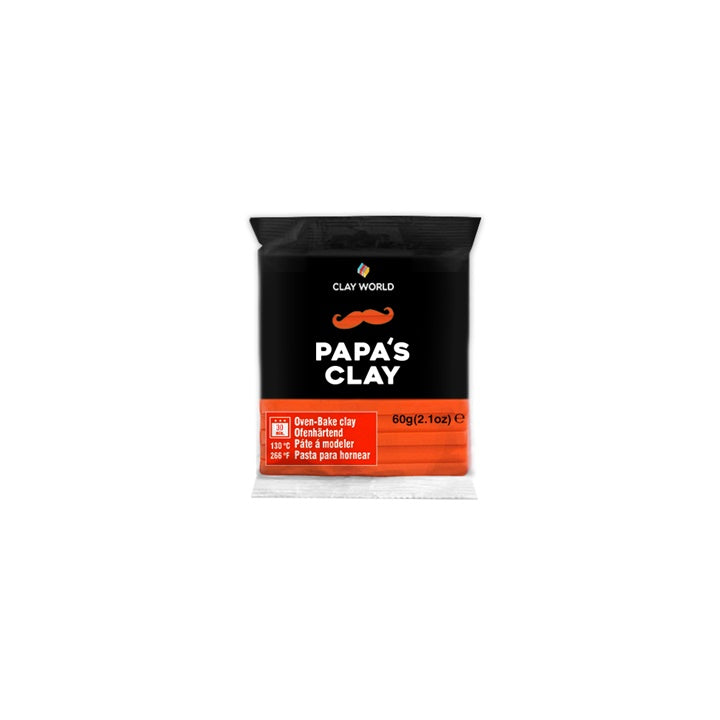 Полимерна глина на Papa's Clay 60 г – Оранжево