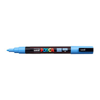 Маркер UNI POSCA PC-3M 0.9 - 1.3 MM – небесно синьо (48)