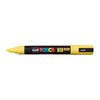 Маркер UNI POSCA PC-5M 1.8 - 2.5 MM – Жълт (2)