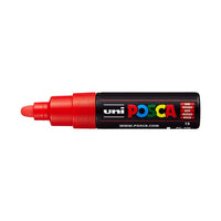 Маркер UNI POSCA PC-7M 4.5 - 5.5 MM – червено (15)