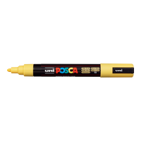 Posca PC-5M акрилен маркер, 1,8 – 2,5 mm, сламеножълт (73)
