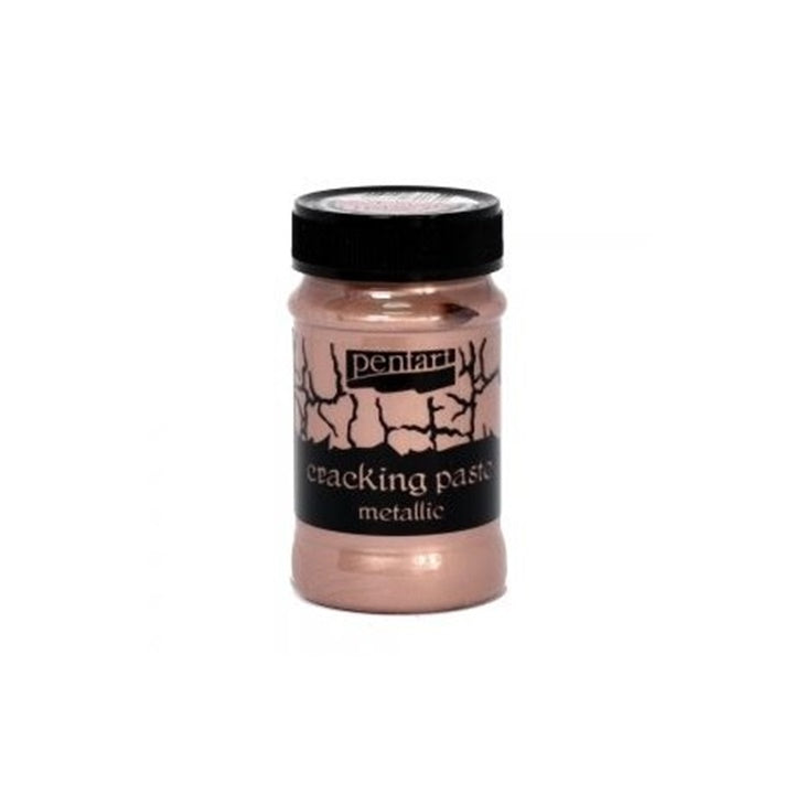 Паста с ефект на пукнатина metalik Pentart 100 мл – Rose gold