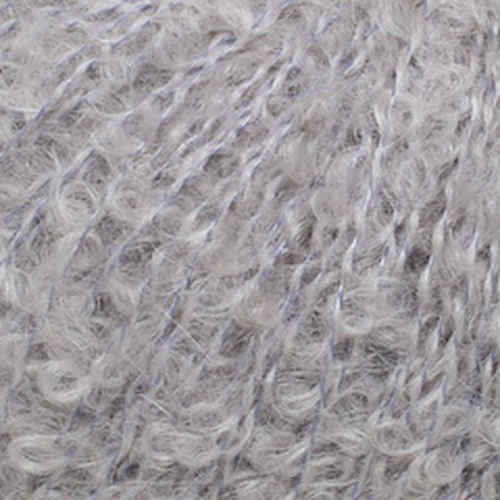 Прежда La Mia Alpaca Boucle 50 гр – сива
