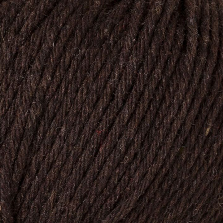 Прежда за плетене La Mia Just Wool – тъмно кафяво