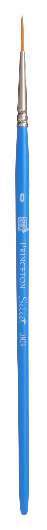 Четка liner PRINCETON Select синтетична с къса дръжка – 0