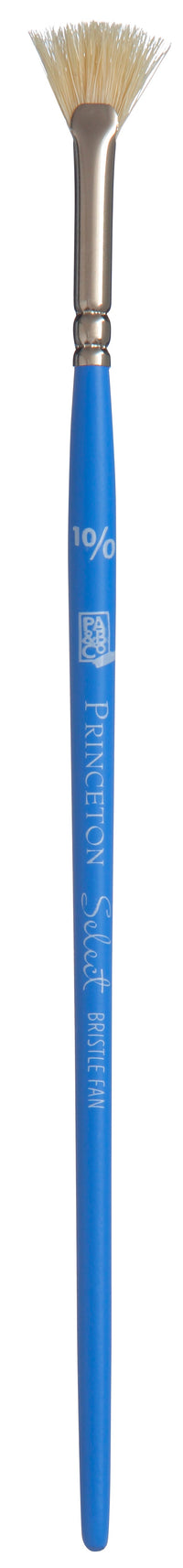 Универсална ветрилообразна четка PRINCETON Select Fan 10/0 с естествен свински косъм