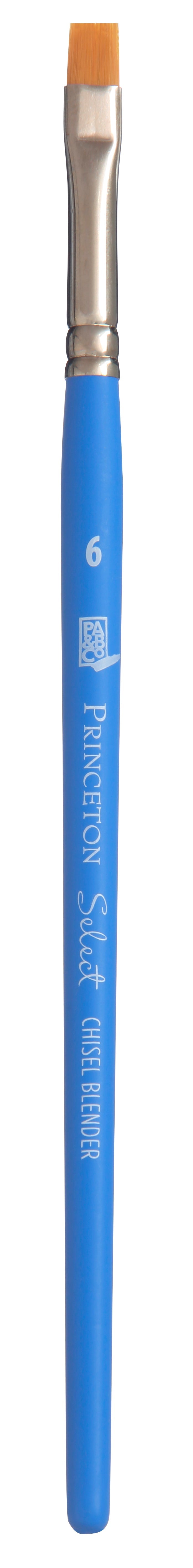 Плоска художествена четка PRINCETON Select Chisel Blender с къса дръжка – 6