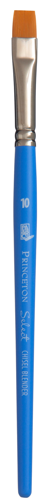 Плоска художествена четка PRINCETON Select Chisel Blender с къса дръжка – 10