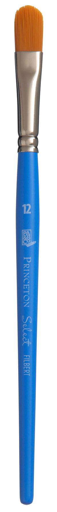 Синтетична четка PRINCETON Select filbert с къса дръжка – 12