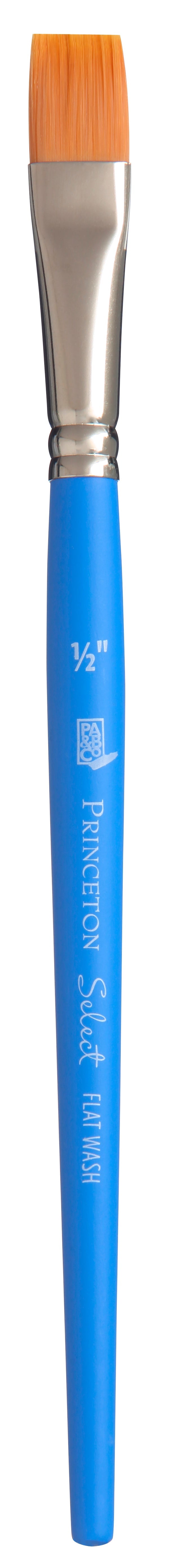 Универсална плоска четка PRINCETON Select Flat Wash с къса дръжка