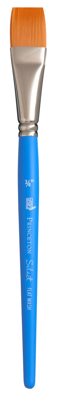 Универсална плоска четка PRINCETON Select Flat Wash с къса дръжка