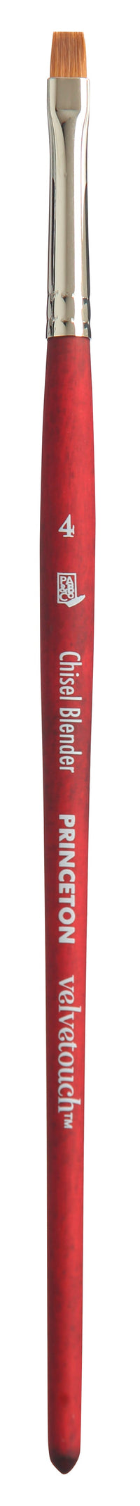 Универсална четка с къса дръжка PRINCETON Velvetouch Chisel Blender – 4