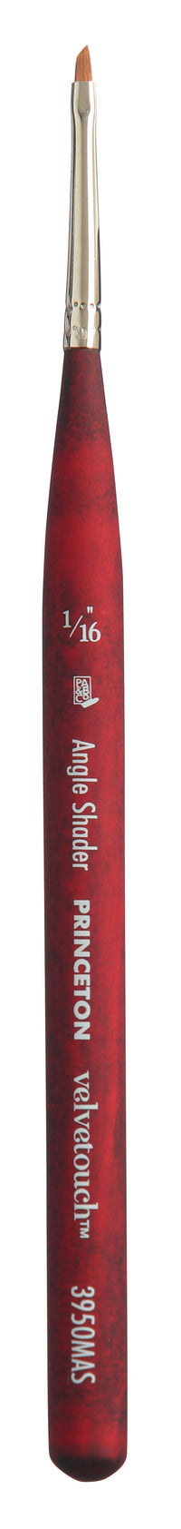 Скосена четка PRINCETON Velvetouch Angle Shader mini 2 mm