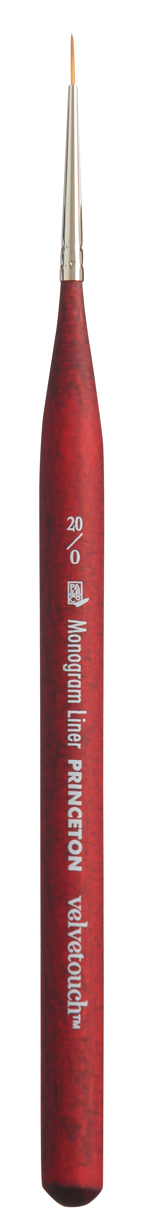 Универсална синтетична четка PRINCETON Velvetouch Monogram Liner размер 20/0