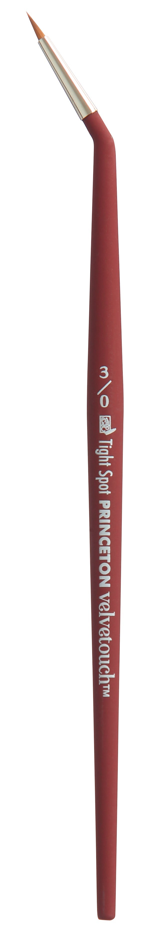 PRINCETON Velvetouch универсална четка Angled Spotter размер 3/0