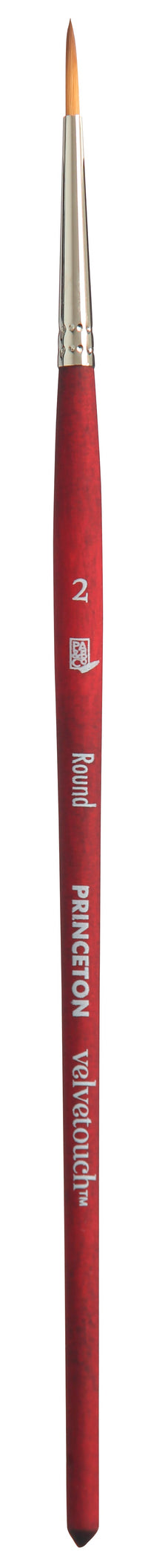Универсална кръгла четка PRINCETON Velvetouch с къса дръжка – 2