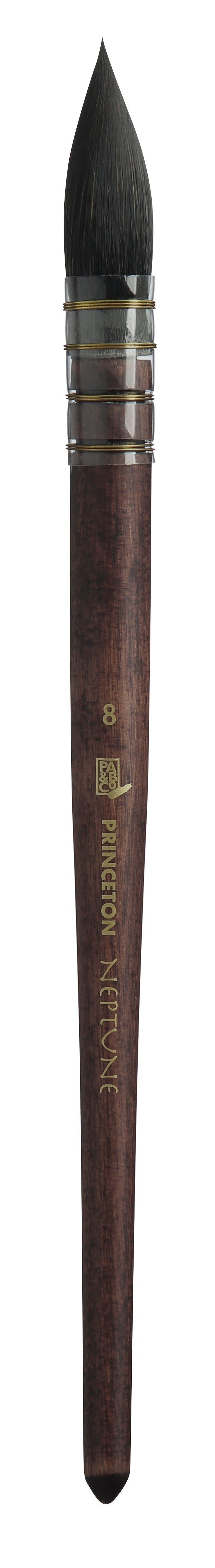 Акварелна четка PRINCETON Neptune Quill синтетичен катеричи косъм с къса дръжка – 8