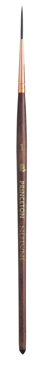 Акварелна четка PRINCETON Neptune Script Liner с къса дръжка – 1