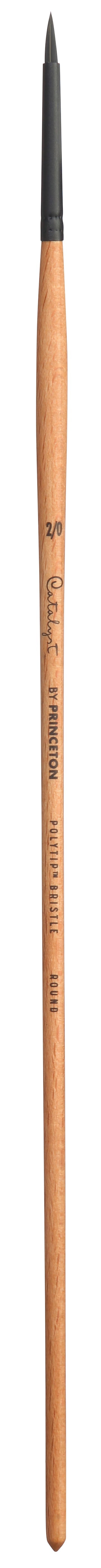 Кръгла четка PRINCETON Catalyst Polytip с дълга дръжка – 2/0
