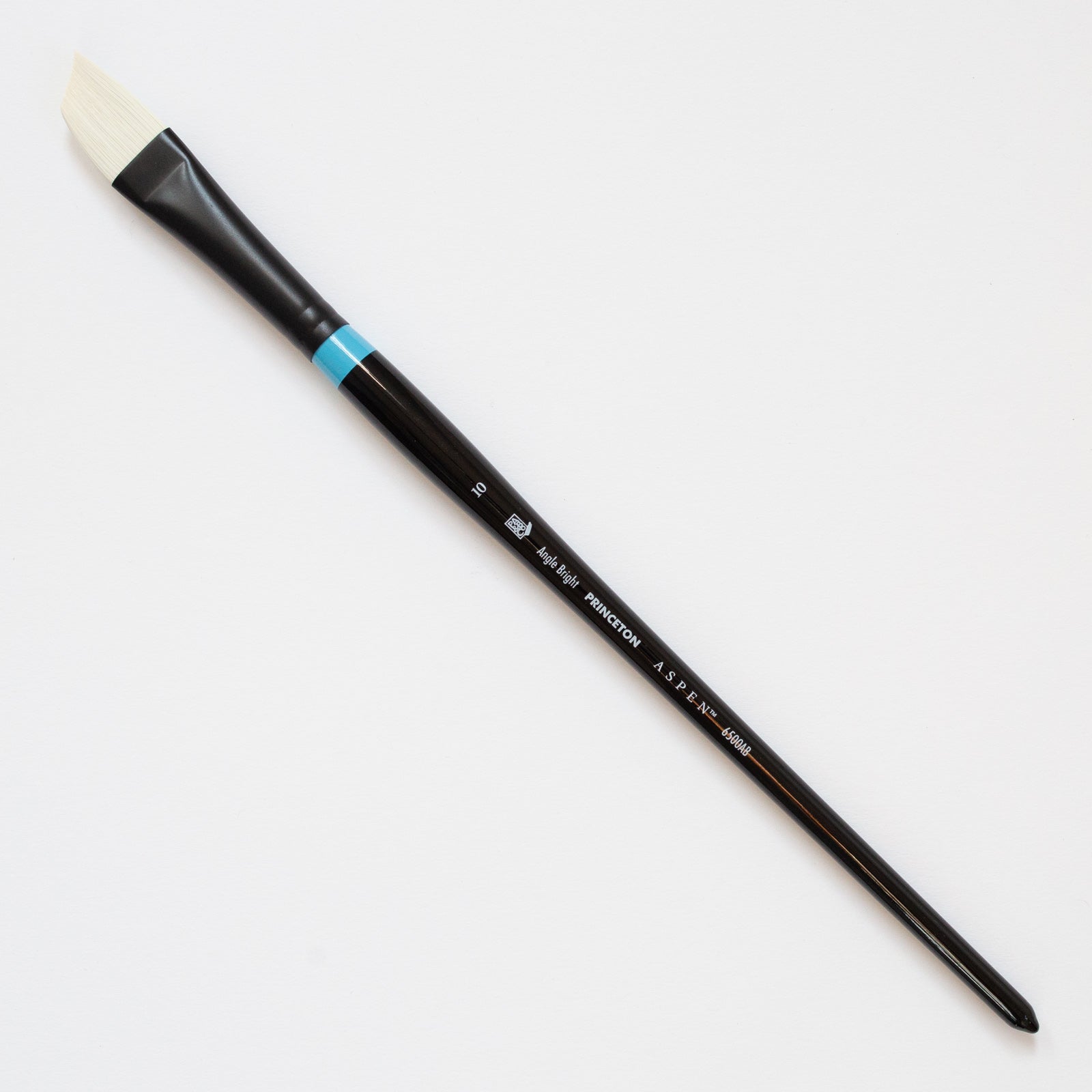 Скосена художествена четка PRINCETON Aspen Angle Bright с дълга дръжка