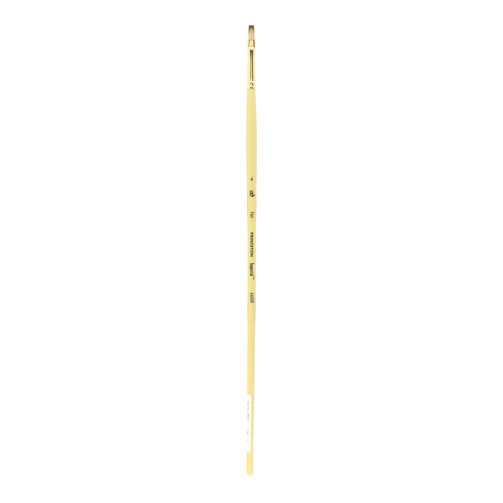 Плоска четка за маслени бои PRINCETON Imperial Synthetic Mongoose с дълга дръжка – 4