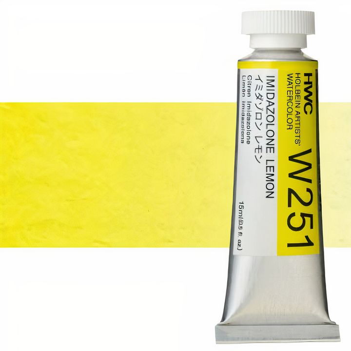 Професионални акварелни бои Holbein Artists 15 ml – imidazolone citrónová
