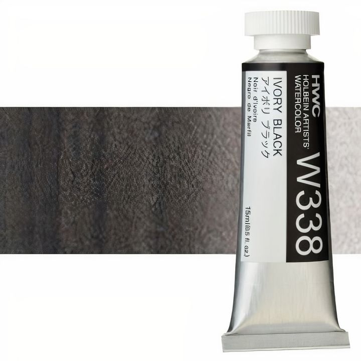 Професионални акварелни бои Holbein Artists 15 ml | бели и черни нюанси — изображение 6