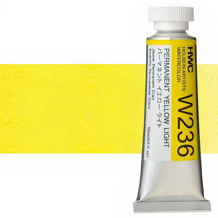 Професионални акварелни бои Holbein Artists 15 ml | жълти нюанси — изображение 12