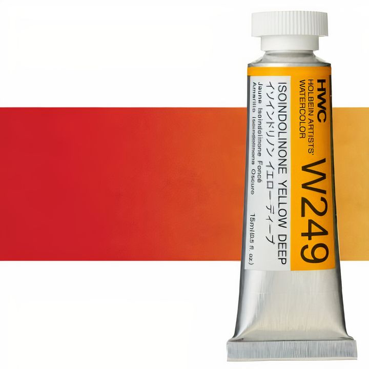 Професионални акварелни бои Holbein Artists 15 ml | жълти нюанси — изображение 23