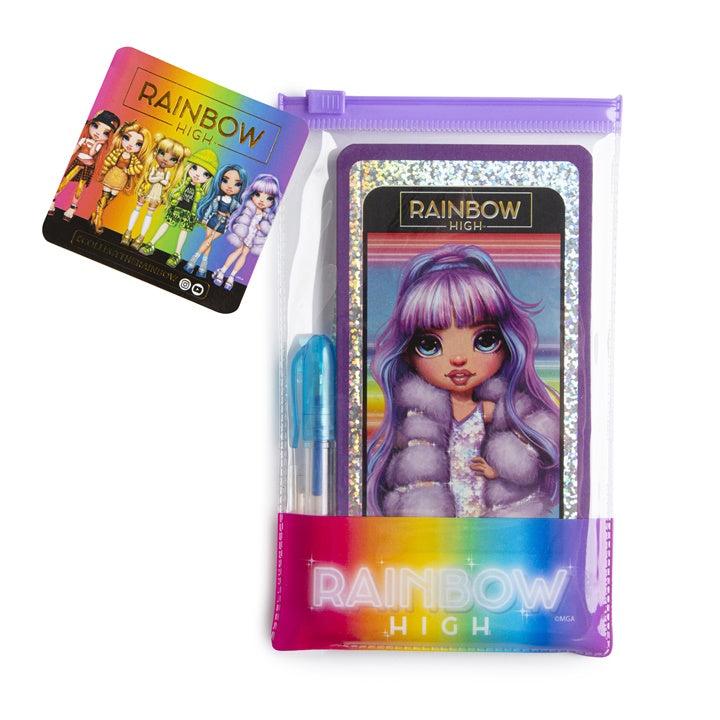 RAINBOW HIGH тефтер с форма на телефон и писалка — изображение 4