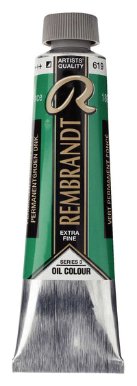 Маслена боя Rembrandt 40 мл – Permanent Green Deep