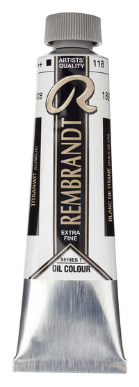 Маслена боя Rembrandt 40 мл – Titanium White Linseed Oil
