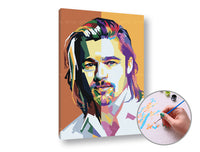 Рисуване по номера BRAD PITT
