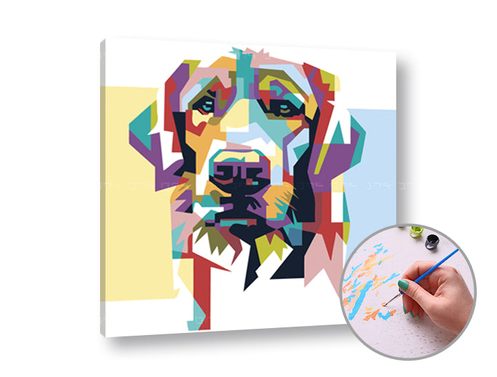 Рисуване по номера DOG LOVELY — изображение 2