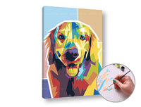 Рисуване по номера GOLDEN RETRIEVER — изображение 2