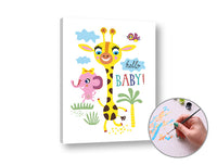 Рисуване по номера HELLO BABY — изображение 1