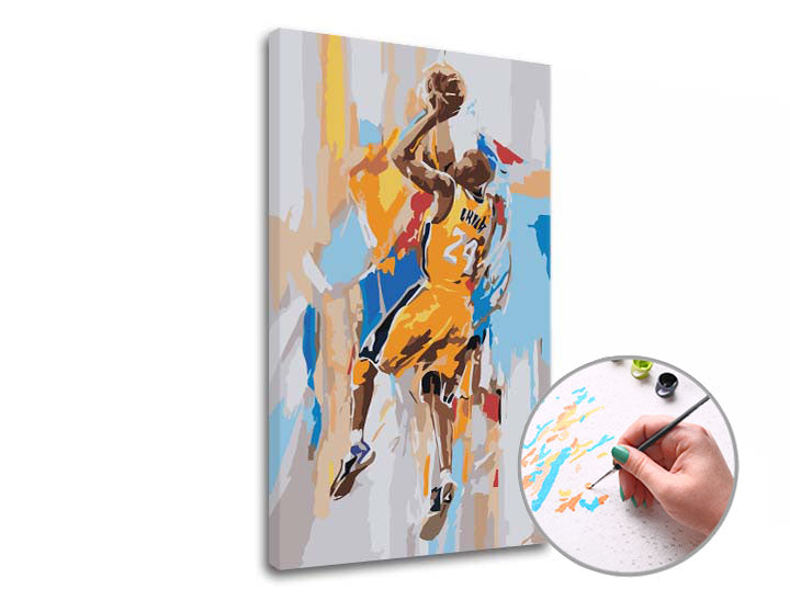 Рисуване по номера KOBE BRYANT 24 — изображение 2